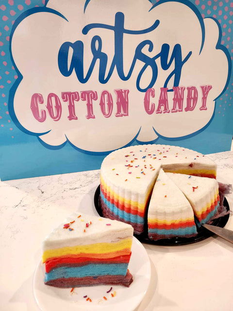 Cotton Candy Cake by Artsy Cotton Candy