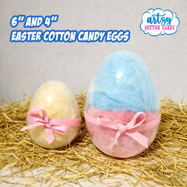 Cotton Candy Easter Eggs