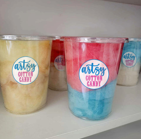 Cotton Candy Tub, Rainbow Birthday tubs, Unicorn theme party, Floss Candy, vegan gluten dairy free, unique dessert, vira