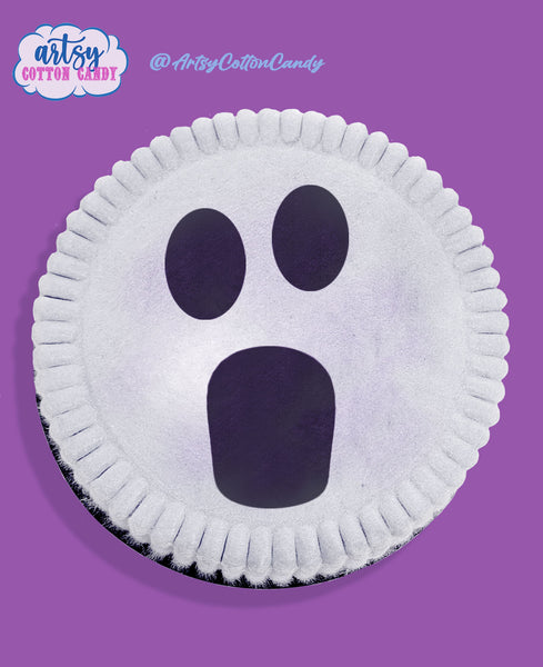Halloween Cotton Candy Cake, Ghost, Jack Skellington, Pumpkin cake,  Floss Candy Cake, vegan gluten dairy free, unique dessert, viral cake