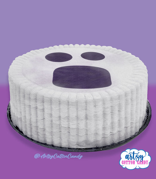 Halloween Cotton Candy Cake, Ghost, Jack Skellington, Pumpkin cake,  Floss Candy Cake, vegan gluten dairy free, unique dessert, viral cake