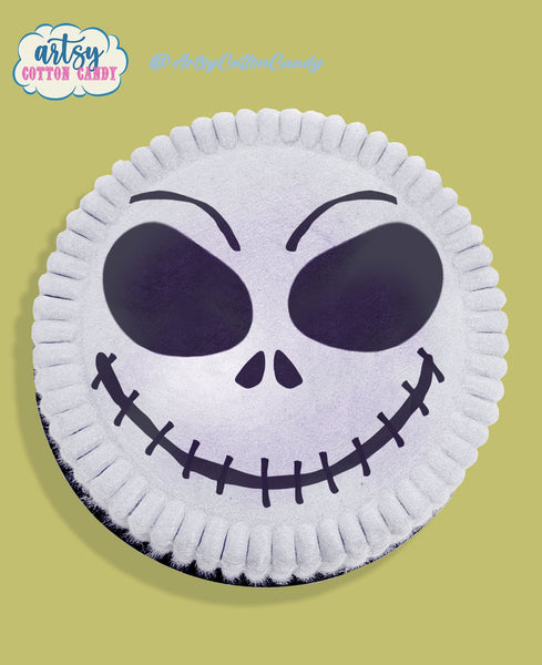 Halloween Cotton Candy Cake, Ghost, Jack Skellington, Pumpkin cake,  Floss Candy Cake, vegan gluten dairy free, unique dessert, viral cake