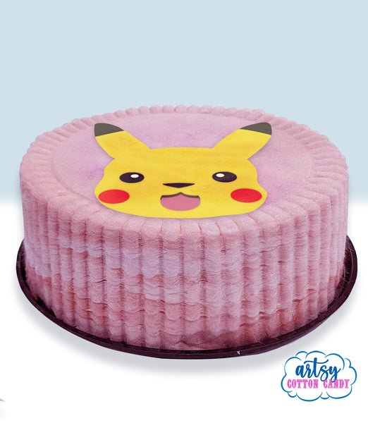 Cotton Candy Cake, Rainbow Birthday Cake, pikachu, sonic, etc