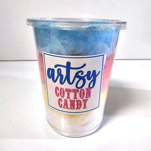 Cotton Candy Tub, Rainbow Birthday tubs, Unicorn theme party, Floss Candy, vegan gluten dairy free, unique dessert, vira